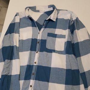 Flannel button down